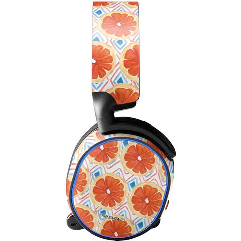 Bouffants and Broken Hearts Citrus Geo SteelSeries Arctis 3 Skin